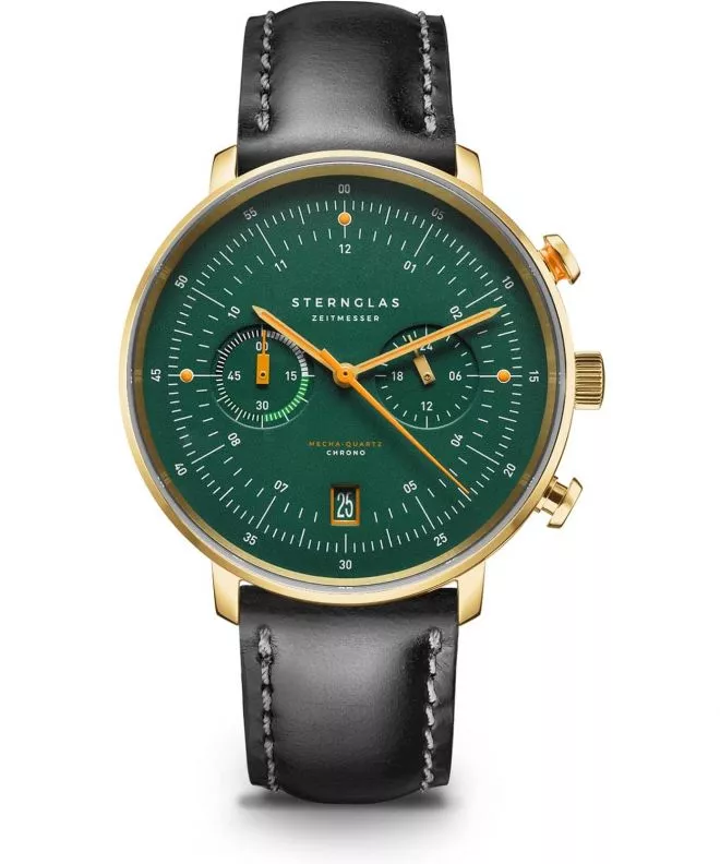 Reloj para hombres Sternglas Hamburg Ed Vintage Chronograph S01-HCV22-BR04