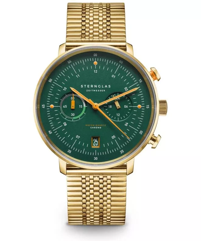 Reloj para hombres Sternglas Hamburg Ed Vintage Chronograph S01-HCV22-ME09
