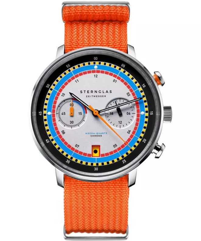 Reloj para hombres Sternglas Hamburg Mecha-Quartz Chrono Regatta S01-HC36-FI02