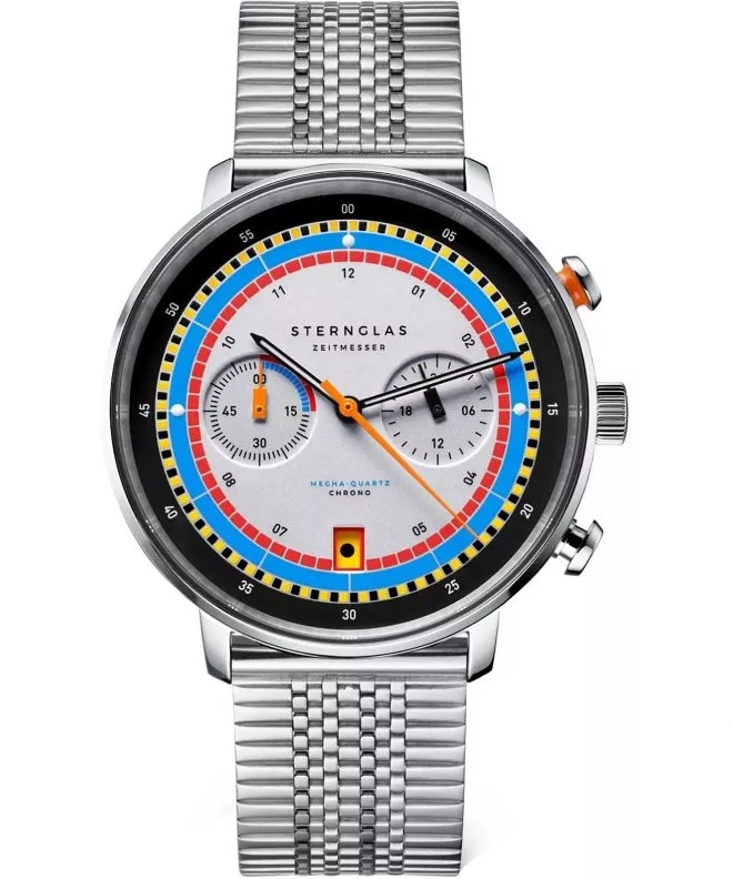 Reloj para hombres Sternglas Hamburg Mecha-Quartz Chrono Regatta S01-HC36-ME08