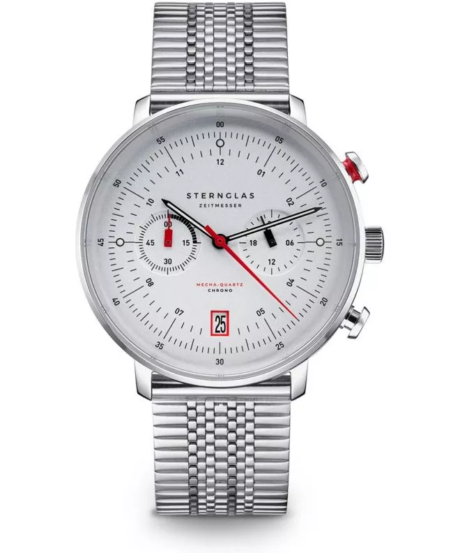 Reloj para hombres Sternglas Hamburg Mecha-Quartz Chrono S01-HC10-ME08