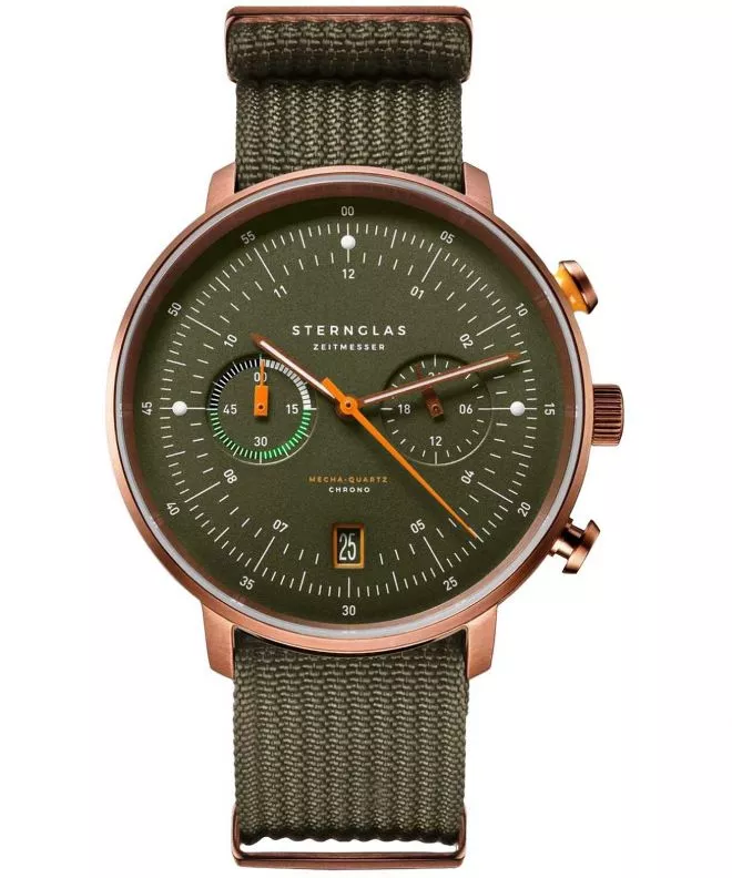Reloj para hombres Sternglas Hamburg Mecha-Quartz Chrono S01-HC35-FI05