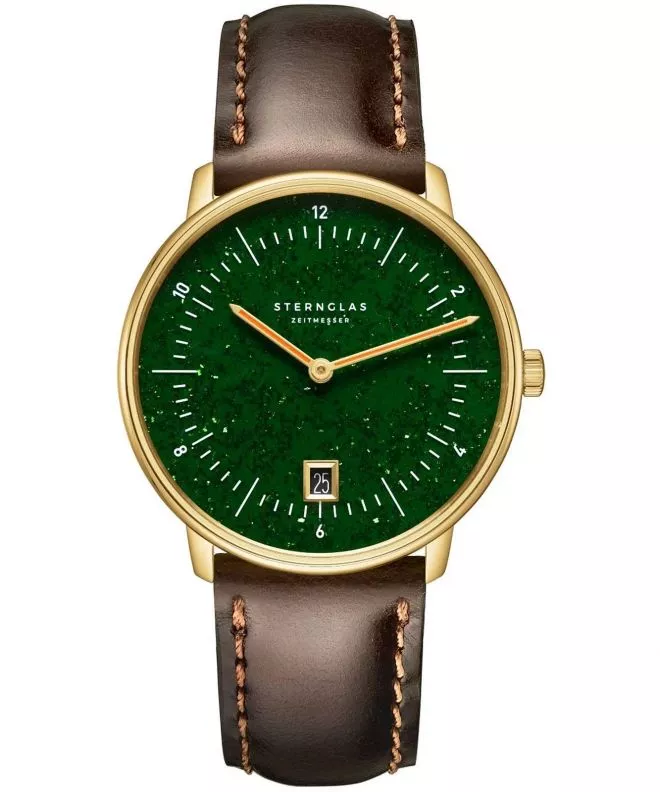 Reloj para hombres Sternglas Naos Aventurine Special Edition S01-NAN41-BR01