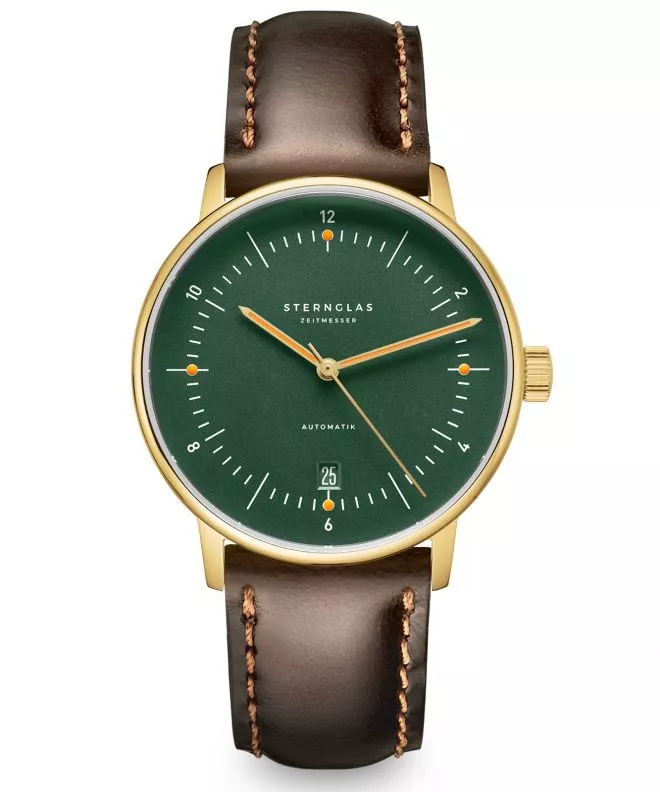 Reloj para hombres Sternglas Naos Green Gold Automatic S02-NA22-BR01