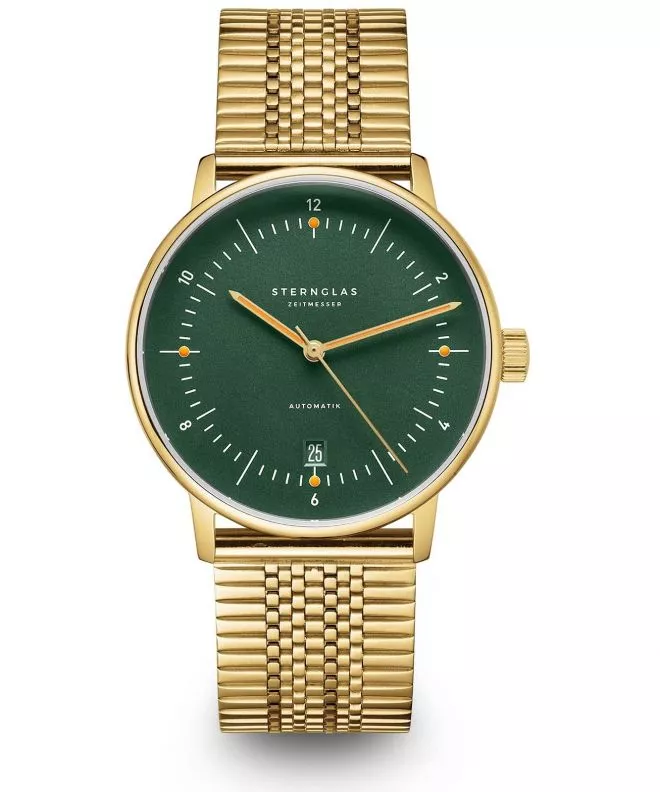 Reloj para hombres Sternglas Naos Green Gold Automatic S02-NA22-ME09