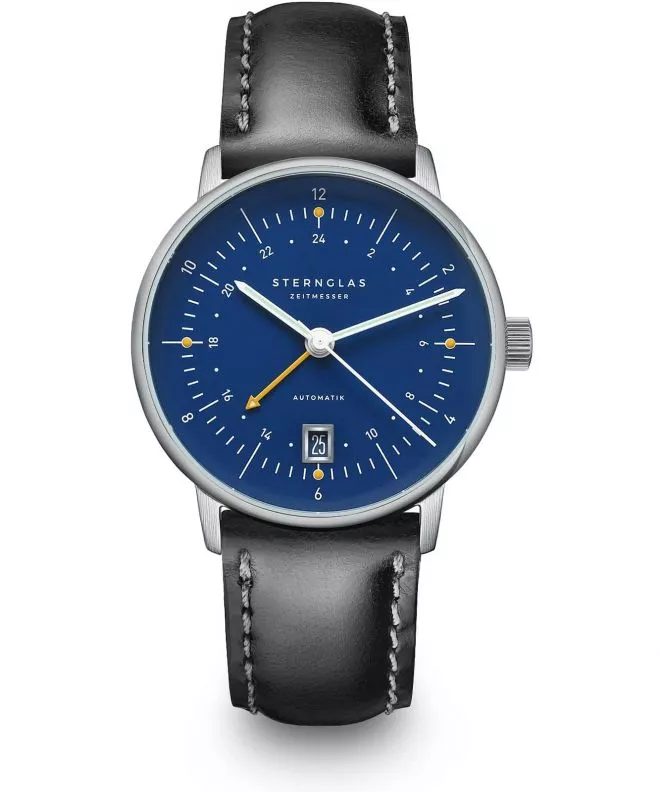 Reloj para hombres Sternglas Naos Pro GMT Automatik S02-NG06-BR02