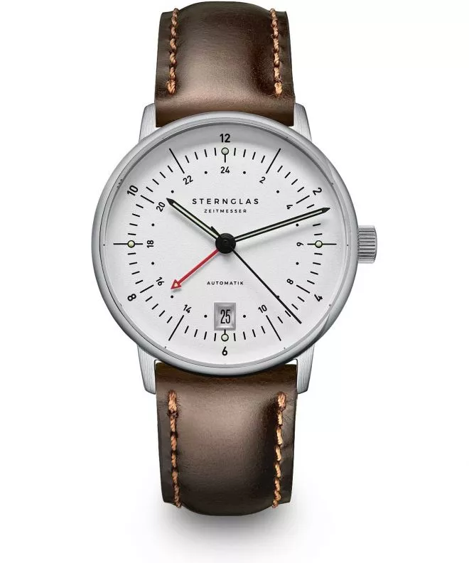Reloj para hombres Sternglas Naos Pro GMT Automatik S02-NG10-BR03