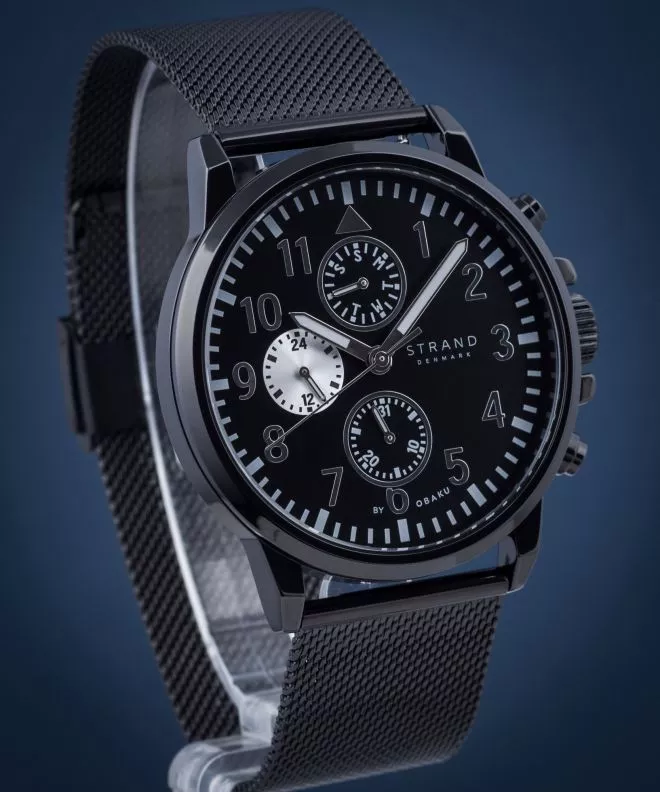 Reloj para hombres Strand by Obaku Monroe S714GMBBMB