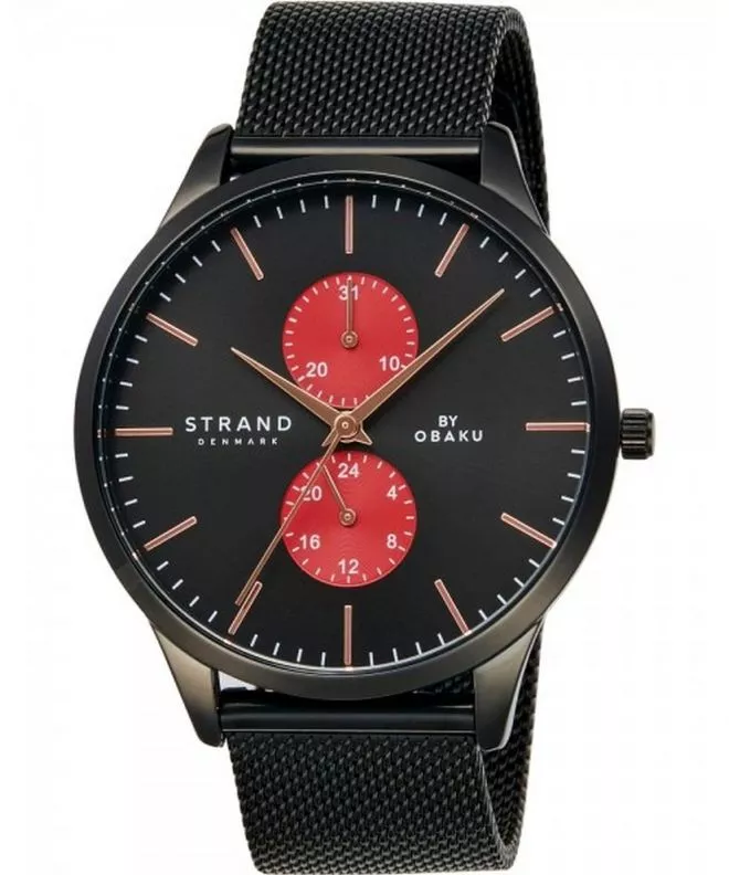 Reloj para hombres Strand by Obaku Seychelles S703GMBBMB-DS