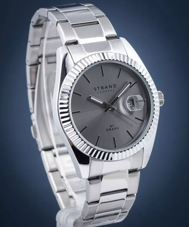 Reloj para hombres Strand by Obaku Wellington S721GDCJSC-DS