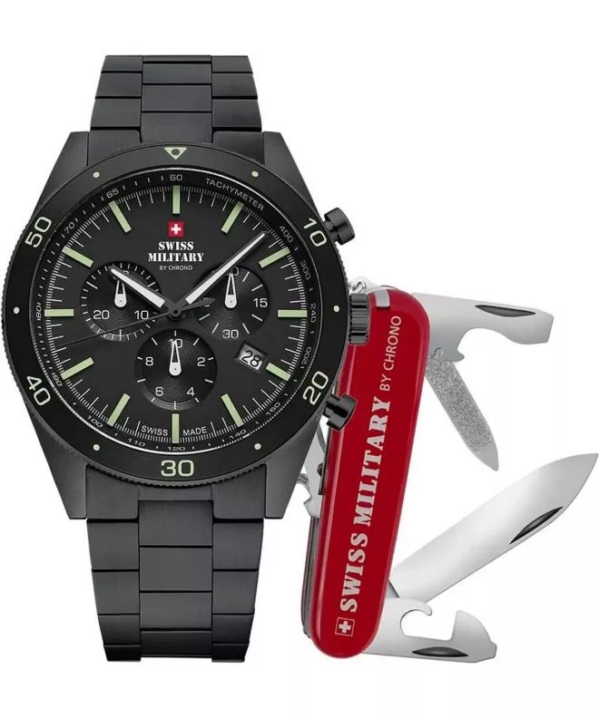 Reloj para hombres Swiss Military by Chrono Chronograph SET SM34079.03