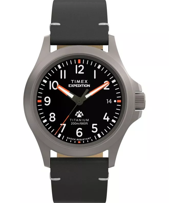 Reloj para hombres Timex Expedition Titanium Quartz TW2W78000