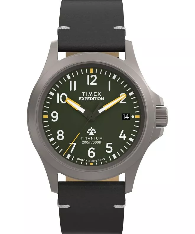 Reloj para hombres Timex Expedition Titanium Quartz TW2W78100