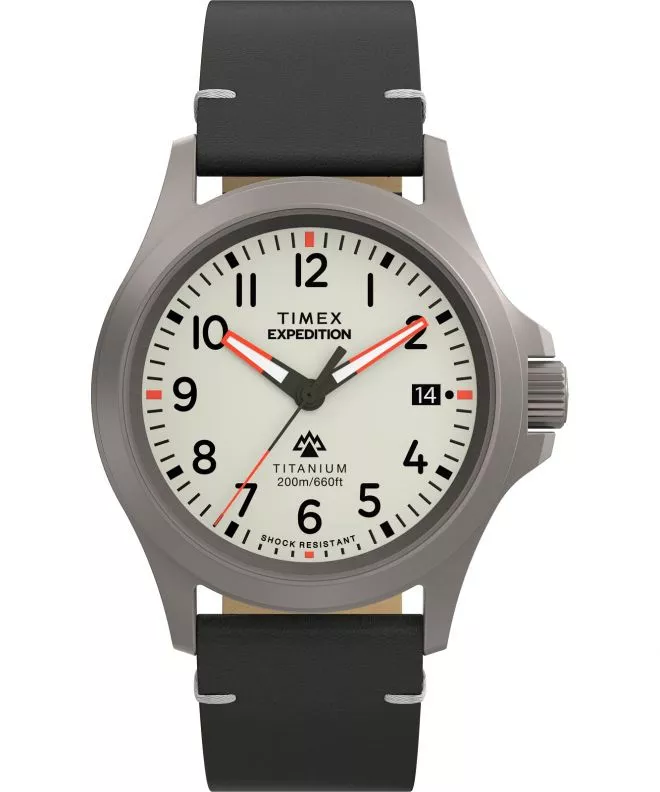 Reloj para hombres Timex Expedition Titanium Quartz TW2W78200