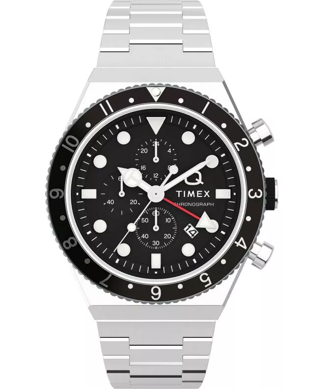 Reloj para hombres Timex Q Three Time Zone Chronograph TW2V69800