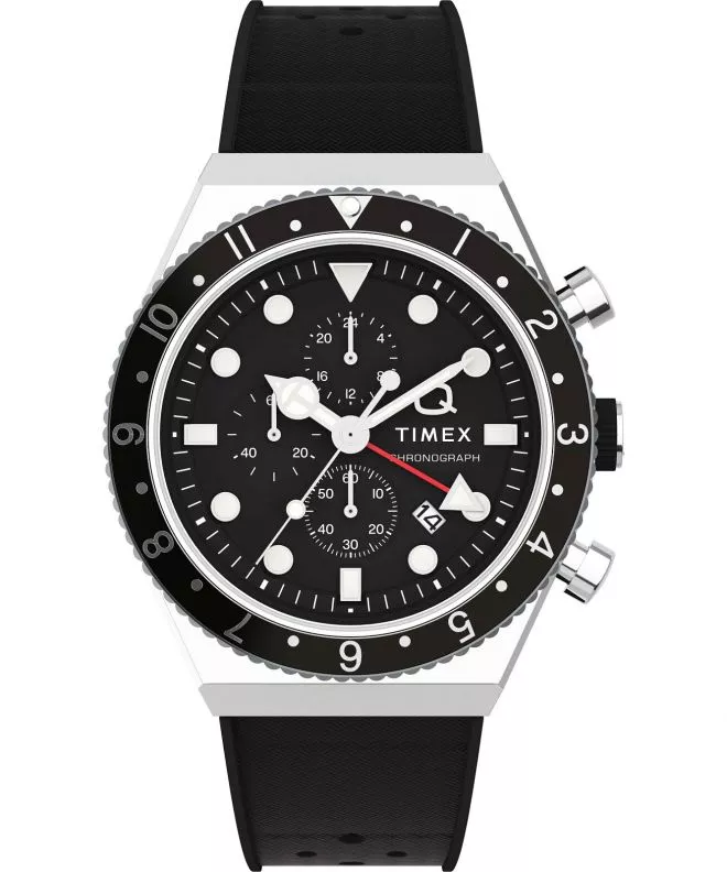 Reloj para hombres Timex Timex Q Three Time Zone Chronograph TW2V70000