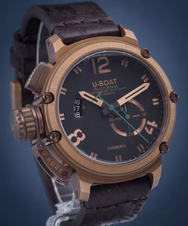 Reloj para hombres U-Boat Chimera Green Bronze Limited Edition 8527