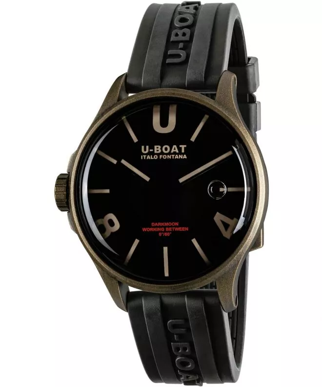 Reloj para hombres U-Boat Darkmoon 40mm BK Brown Vintage 9549