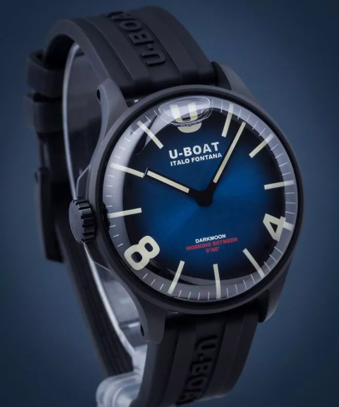 Reloj para hombres U-Boat Darkmoon Blue IPB Soleil 8700-B (8700)