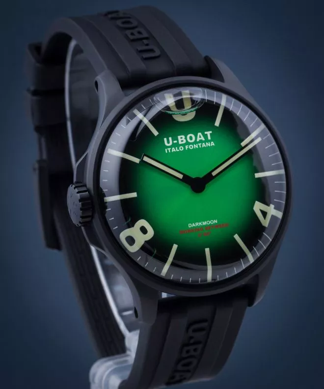 Reloj para hombres U-Boat Darkmoon Green IPB Soleil 8698-B (8698)