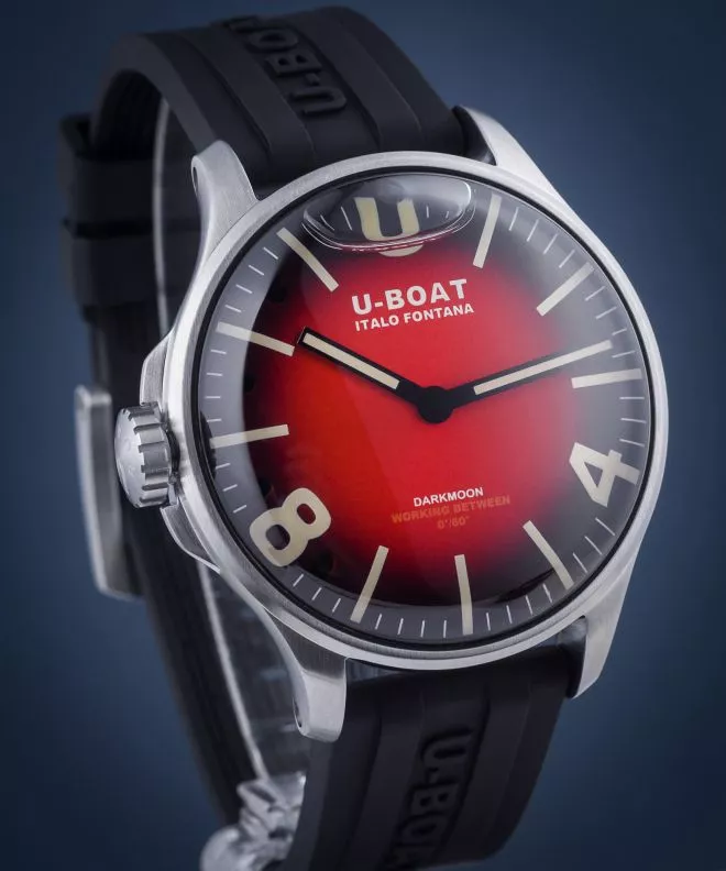 Reloj para hombres U-Boat Darkmoon Red SS Soleil 8701-B (8701)