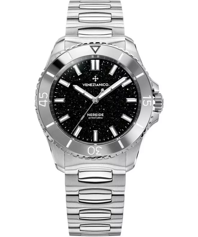 Reloj para hombres Venezianico Nereide 39 Avventurina Nera Automatic 3121550C