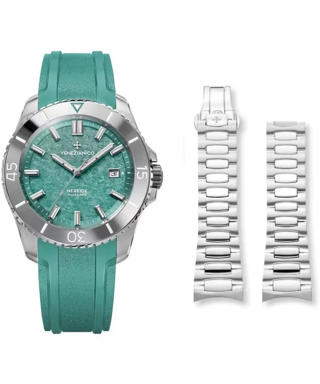 Reloj para hombres Venezianico Nereide Amazzonite Limited Edition SET NEREIDE-AMAZZ-SET
