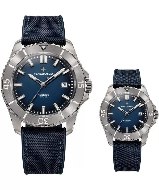 Reloj para hombres Venezianico Nereide Titanio SET 4521558-SET