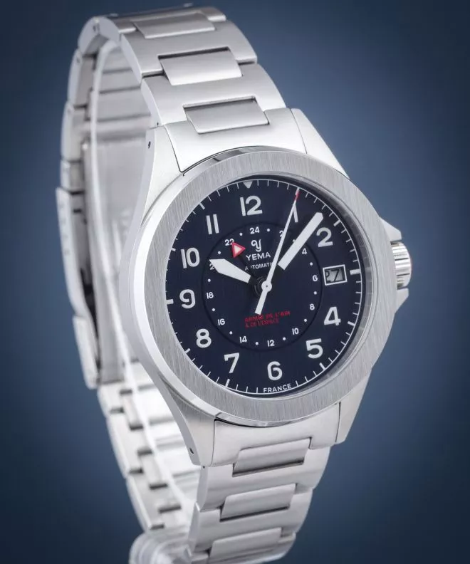 Reloj para hombres Yema Flygraf French Air & Space Force GMT Limited Edition YAA21-GMS