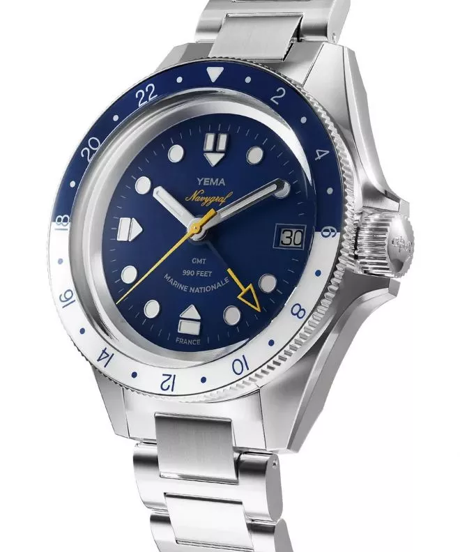 Reloj para hombres Yema Navygraf Marine Nationale GMT Automatic YNAV23MN-AMS