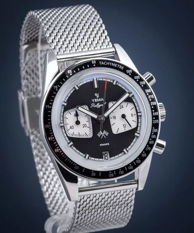 Reloj para hombres Yema Rallygraf Blue Asfalt YMHF1572-GM