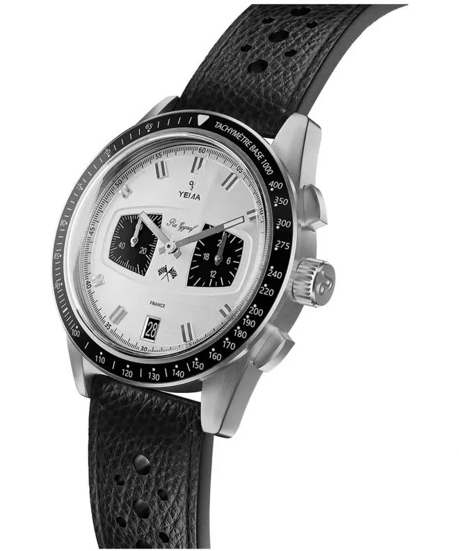 Reloj para hombres Yema Rallygraf Meca-Quartz II Panda YMHF1584-BA