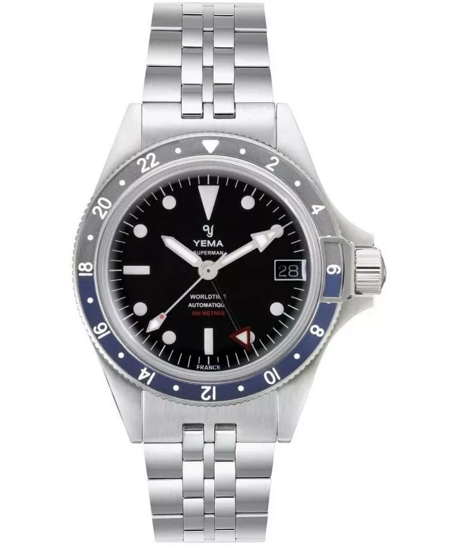 Reloj para hombres Yema Superman 500 GMT Batman YGMT22C39-AMS