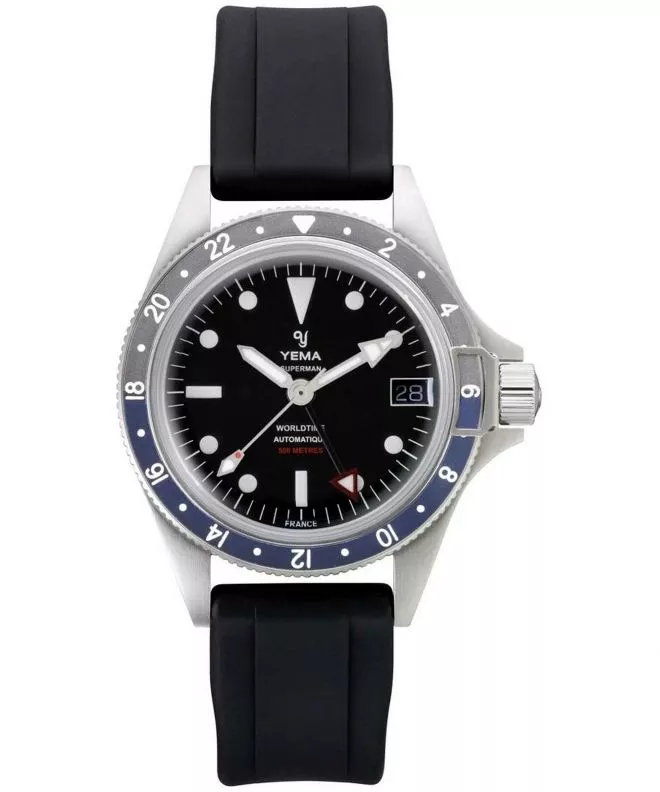 Reloj para hombres Yema Superman 500 GMT Batman YGMT22C39-ARBS