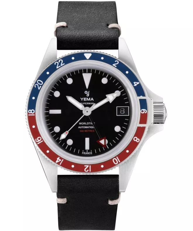Reloj para hombres Yema Superman 500 GMT Pepsi YGMT22B39-AA62S