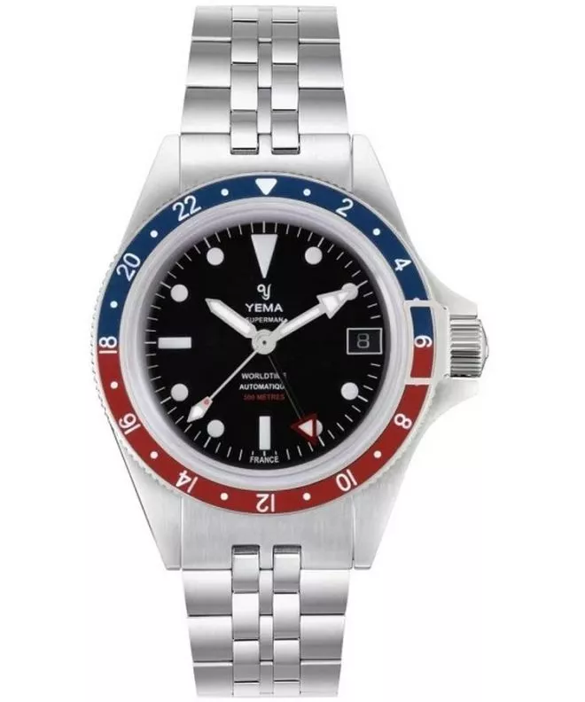 Reloj para hombres Yema Superman 500 GMT Pepsi YGMT22B41-AMS