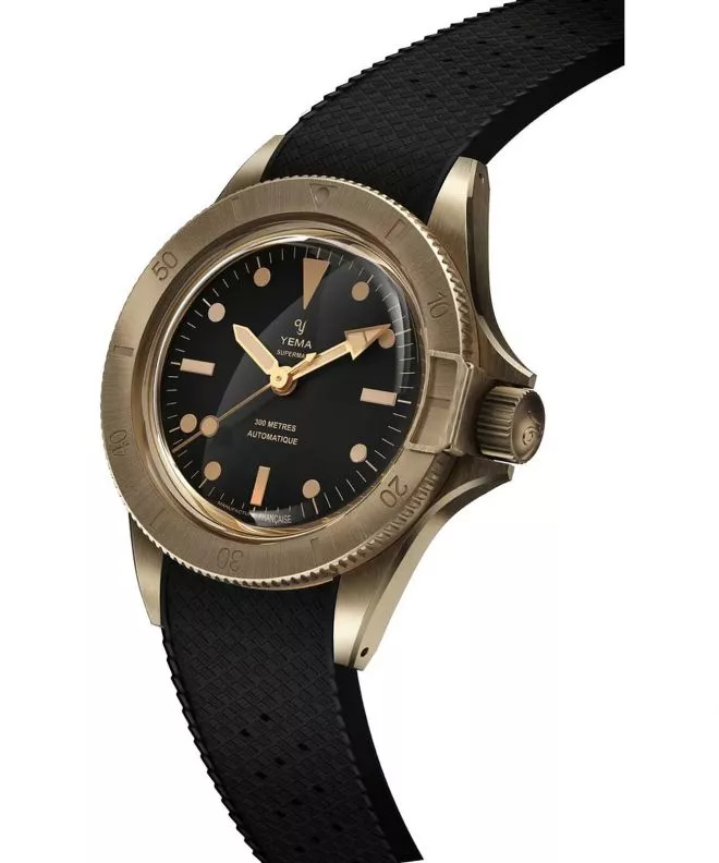 Reloj para hombres Yema Superman Bronze CMM.10 Black Limited Edition 11.13.36.ZN.U6