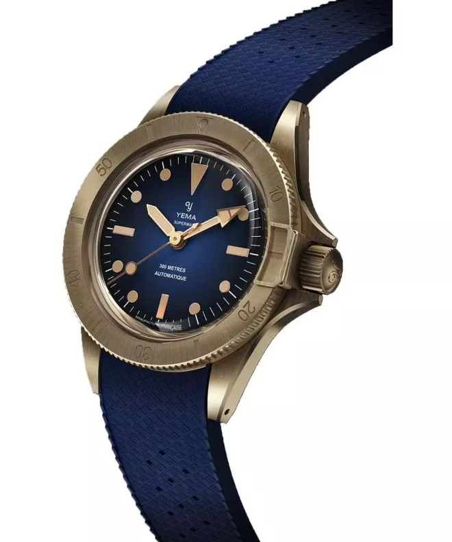 Reloj para hombres Yema Superman Bronze CMM.10 Blue Limited Edition 11.13.35.ZN.U5