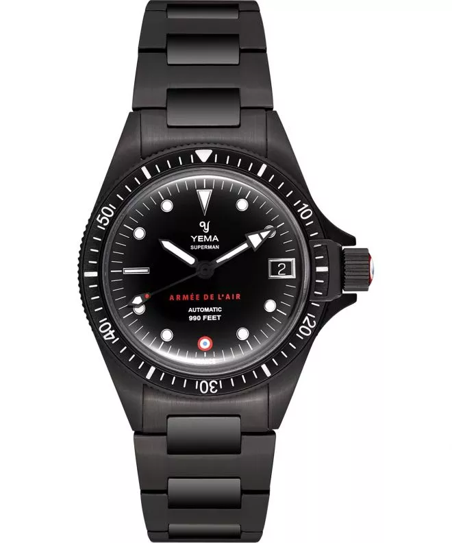 Reloj para hombres Yema Superman French Air Force Black Limited Edition YAA41-3AMS