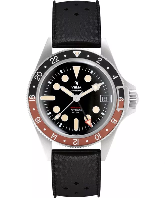 Reloj para hombres Yema Superman Worldtime YGMT21B41-CTPS