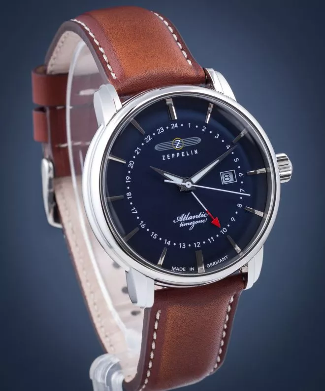 Reloj para hombres Zeppelin Atlantic Timezone 8442-3