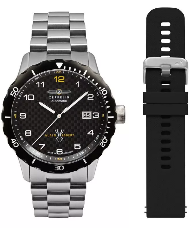 Reloj para hombres Zeppelin Night Cruise Alain Robert Automatic Limited Edition 7266M-5-SET