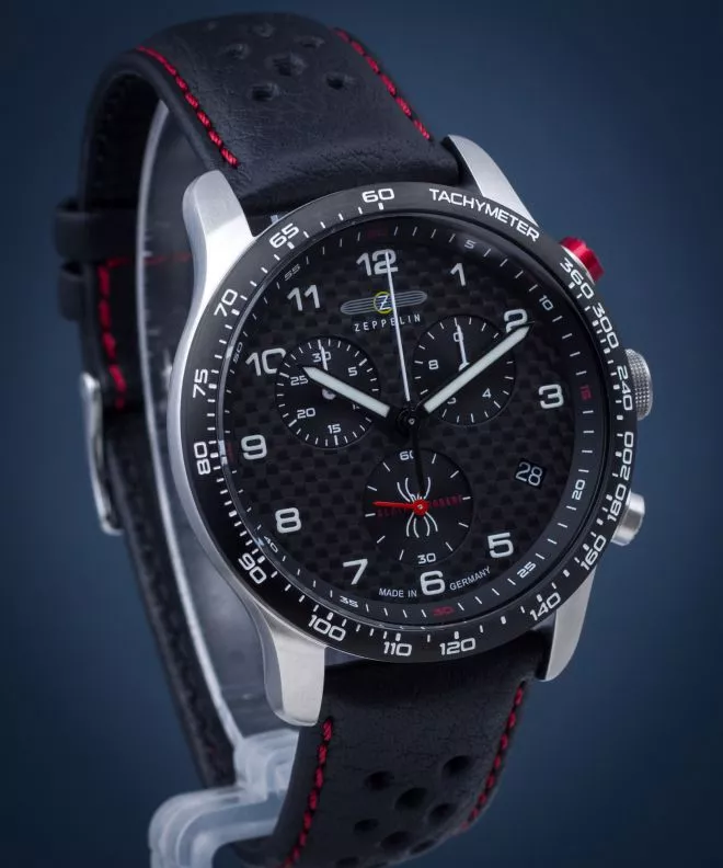 Reloj para hombres Zeppelin Night Cruise Alain Robert Chronograph 7294-4-LB