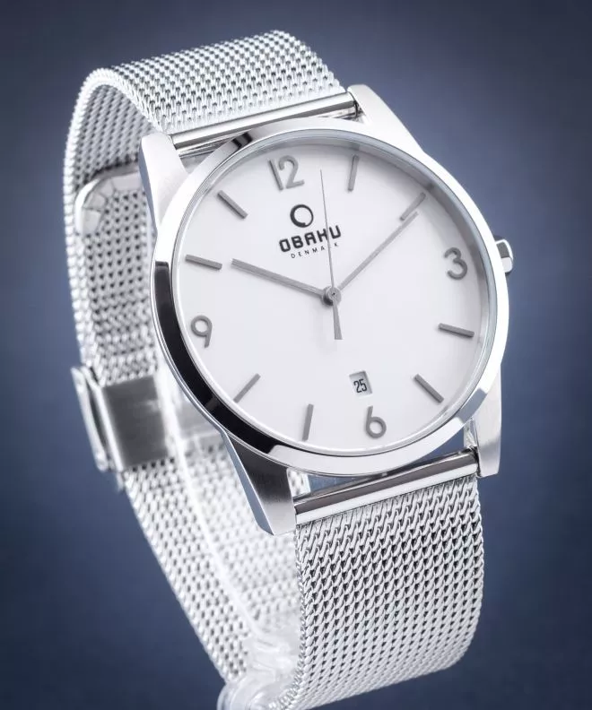 Reloj para hombres Obaku Classic V169GDCIMC