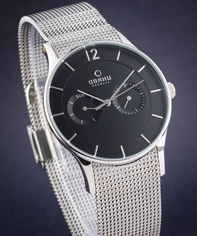 Reloj para hombres Obaku Classic V175GMCBMC