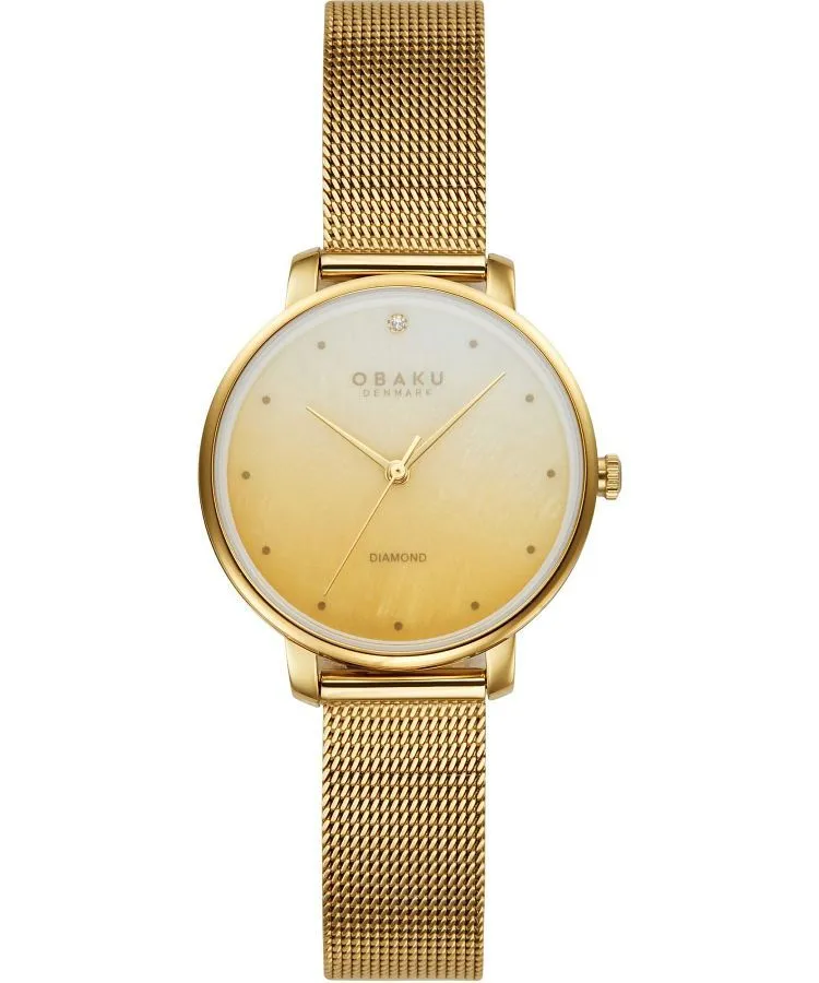 Reloj para mujeres Obaku Denmark Diamond V320LXGZMG-DG