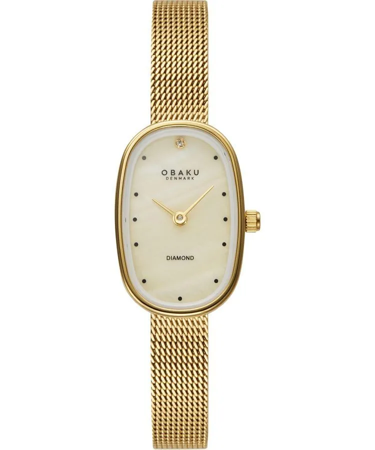 Reloj para mujeres Obaku Denmark Diamond V321LXGGMG