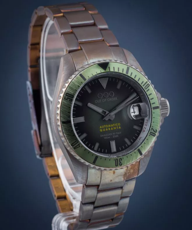 Reloj unisex Out of Order Automatico Quaranta Green OOO.001-21.VE