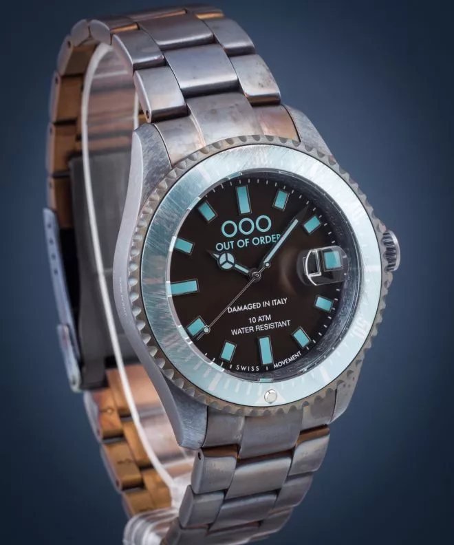 Reloj unisex Out of Order Casanova Turquise and Brown OOO.001.18-TU.MS