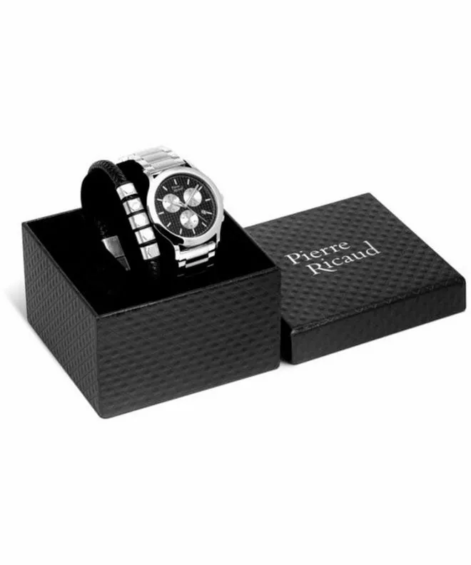 Reloj para hombres Pierre Ricaud Classic Chronograph SET P91099.5114CH619.5.BL